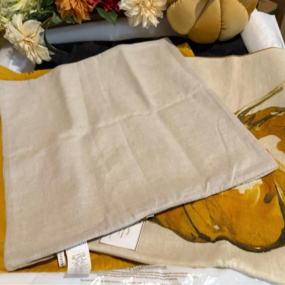 New Pottery Barn Linen Pieced Grainsack Stripe Pillow Cover, 18” - Picture 9 of 14